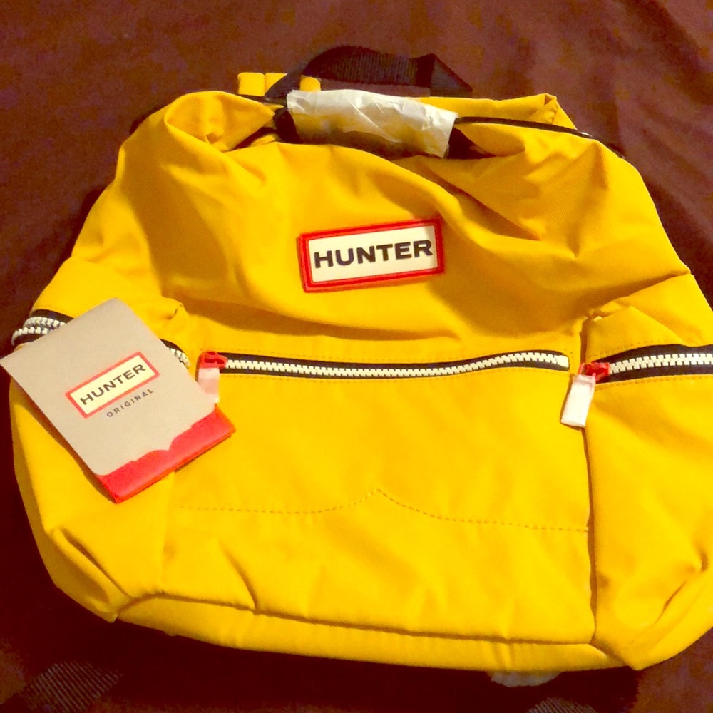New with tags, hunter yellow, mini backpack